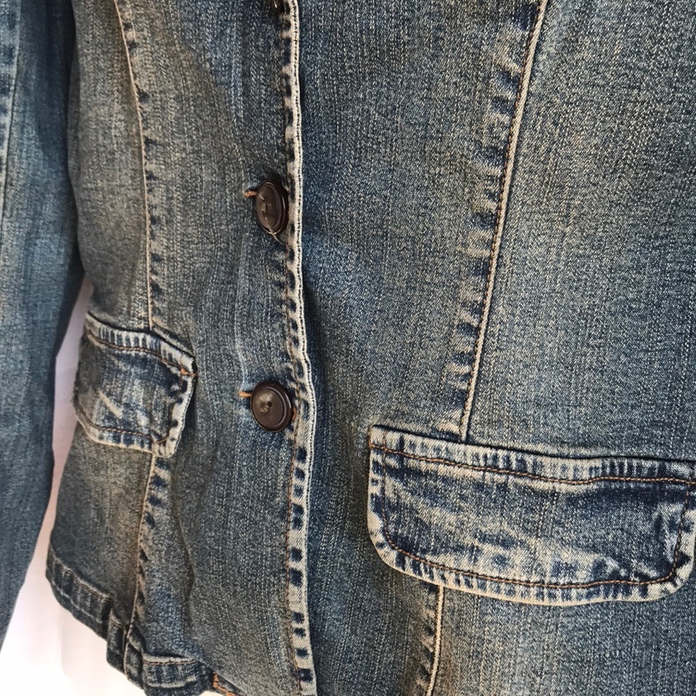 Rampage Jean Company Denim Blazer Size Small - Picture 4 of 7
